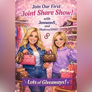 JOIN US FOR OUR JOINT SHARE SHOW!! LOTS OF GIVEAWAYS!